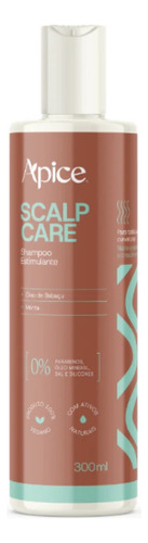 Shampoo Scalp Care 300ml Apice Estimulante Vegano Menta
