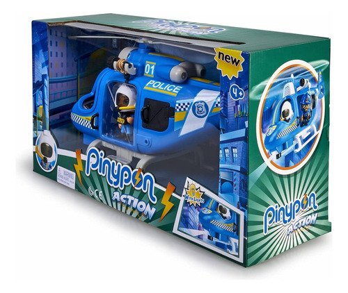 Pinypon Action Helicoptero Policia (5924)