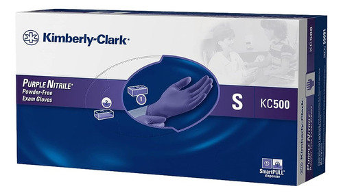 Guantes De Examen De Nitrilo Púrpura Kimberly-clark® Safeski