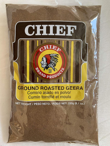 Chief Roasted Geera Molido Las Semillas De Comino 230 G,