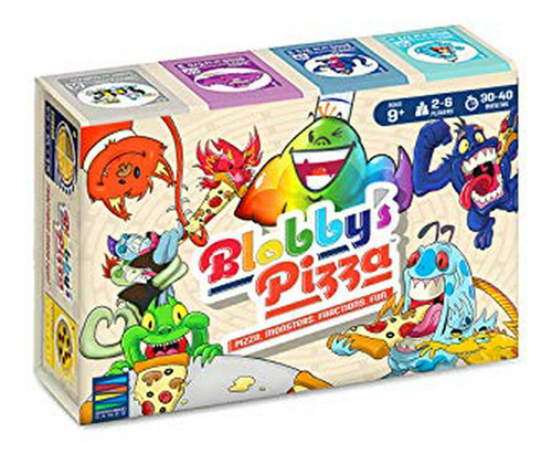 Juego De Cartas Para Niño Blobby's Pizza Math Card Game: Con