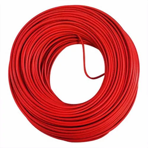 Cable Rojo 100mt Alambre De Cobre Aislado (h07v-u) 2,5 Mm2