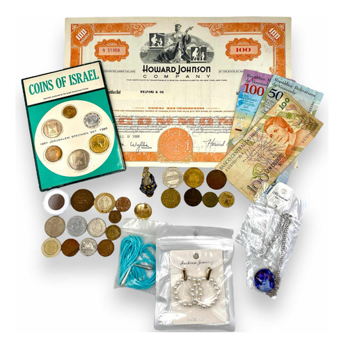 Orale Lote De Todo ( Billetes, Tokens, Monedas Collares Etc) (Usado)