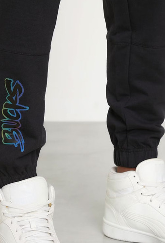 Pantalón De Buzo Milwaukee Bucks Color Negro De Algodón