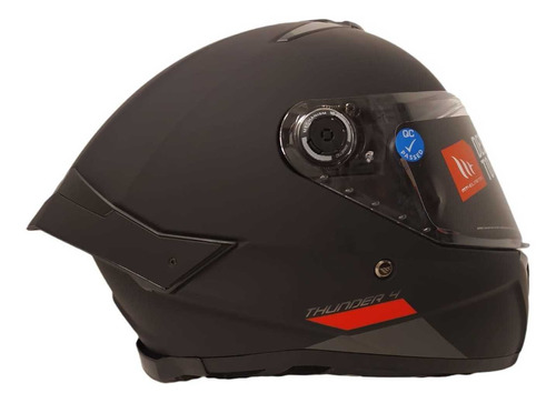 Casco Integral Con Lentes Mt Thunder 4 Sv Negro Mate