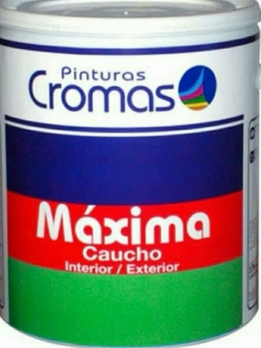 Galón De Pinturas Cromas Máxima Caucho Interior Y Exterior.