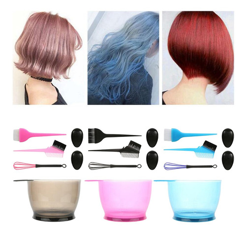 5 Unids / Set Set De Herramientas De Color De Tinte Para El