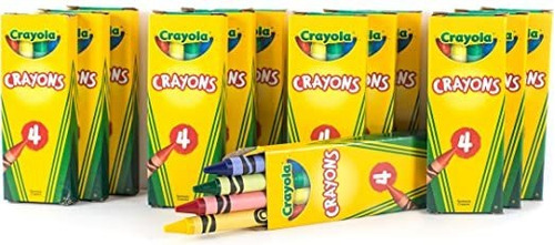 Crayola Cajas De 4 Crayon
