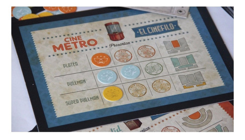 Juego de mesa El cinéfilo Maldón