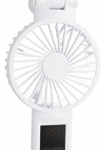 Ventilador Led De Escritorio, Portalápices, Plegable, Con At