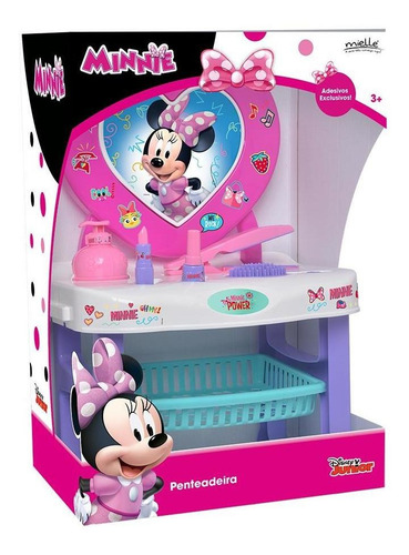 Imagem 2 de 5 de Penteadeira C/ Acessórios Disney Minnie - 6 Pçs - Mielle