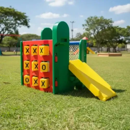 Playground Condomínio Escola 2 Escorregador E Túnel Xalingo | Parcelamento  sem juros