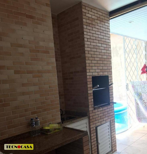 Imagem 13 de 20 de Sobrado Alto Padrão Com 02 Dormitórios Para Venda No Bairro Vila Caiçara Em Praia Grande/sp. - So2143