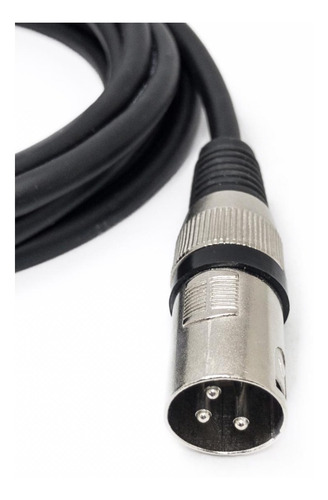 Imagem 3 de 4 de Cabo P10 Stereo X 1 Xlr Macho Stereo 2 Metros - Balanceado