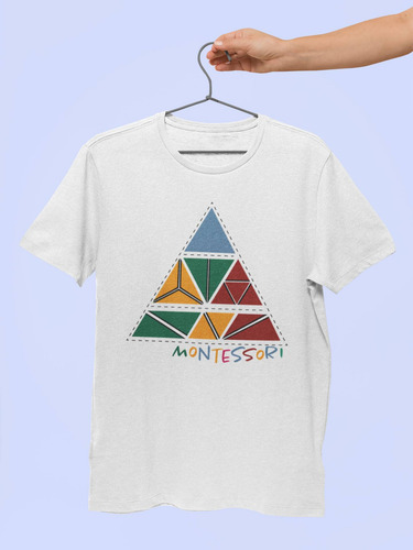 Playera Mujer Diseño Triángulos Constructores