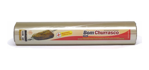 5 Bobinas Celofane Bom Churrasco 60 X 25 Metros