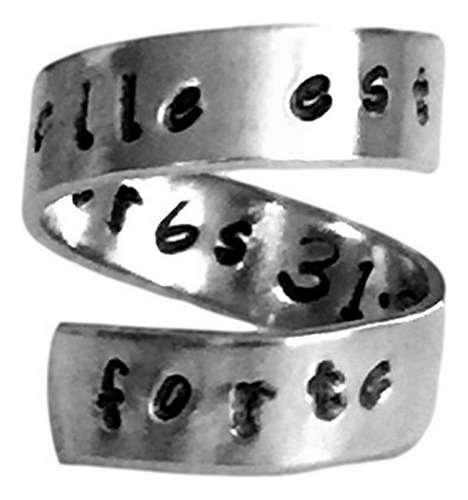 Anillos - Proverbs 31:25 Elle Est Forte - She Is Strong - Ha