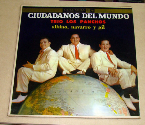 Trio Los Panchos Ciudadanos Del Mundo Vinilo Arg Promo Kktus