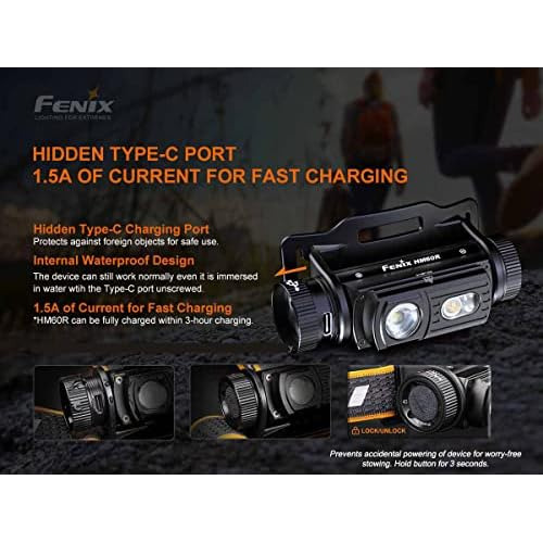 Conjunto De Batería Doble Linterna Frontal Hm60r, Lint...