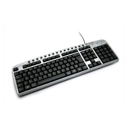 Teclado Multimedia Ps/2 En Español Ripcolor - Queoferta.uy