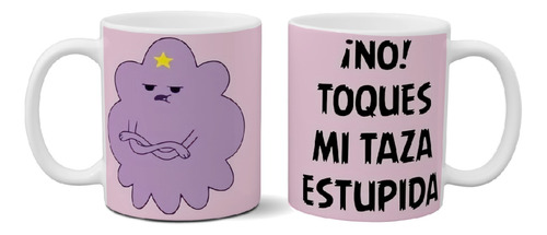 Taza De Cerámica Meme No Toques Mi Taza Estúpida Exclusiva