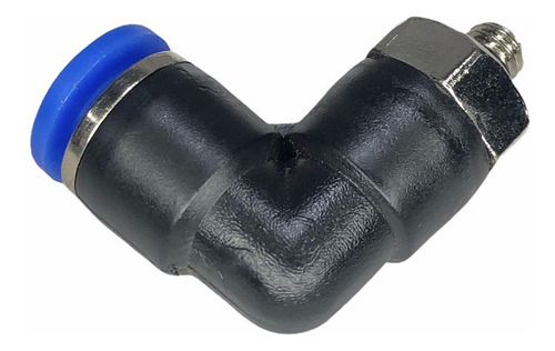 5 Conexão Pneumática Cotovelo Tubo 06mm X Rosca M5 Bsp