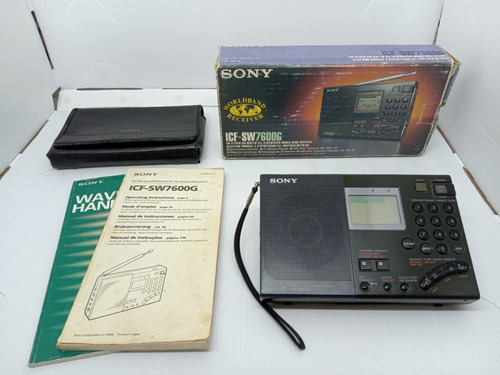 Imagem 1 de 9 de Rádio Receptor Sony Icf-7600g Am Fm Oc Icfsw7600g Manuais Cx