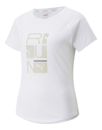 Playera Deportiva Para Mujer Puma 5k Logo Running Poliéster