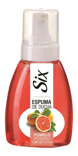 Espuma De Ducha Pomelo Rosado 270 Ml Six