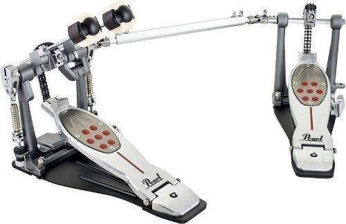 Pedal De Bombo Eliminator Twin Doble Estuche Zurdo Cuo