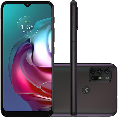 Imagem 1 de 8 de Celular Motorola Moto G30 Preto 128gb Tela 6.5 4gb Ram