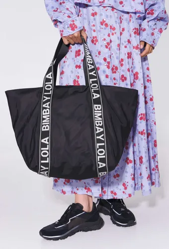 Bolso shopper online l nylon negro