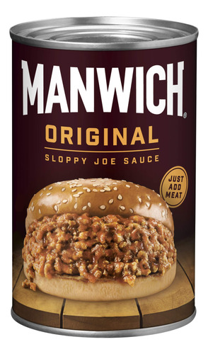 Manwich Salsa Sloppy Joe Original, Salsa Enlatada, 24 Onzas