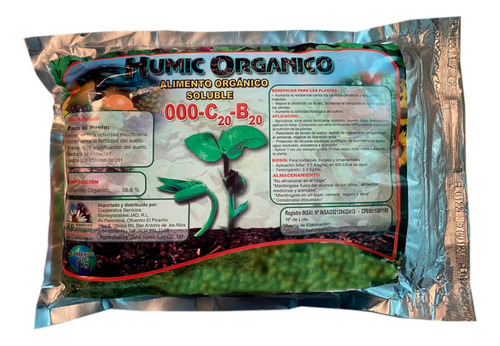 Fertilizante Humic Organic 000-ca20-b20 (20 Unidades)