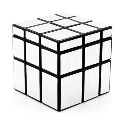 Cubo De Rubik 3x3 Mirror Plateado Espejo Juegos Mentales