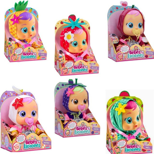 Muñeca Bebe Llorones Cry Babies Tutti Frutti Pia Anana Piña
