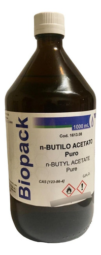 Acetato De Butilo 1000 Ml - Biopack