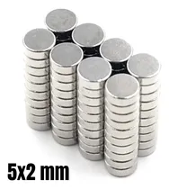 Comprar Imanes De Neodimio 5mm X 2mm \u002F 5x2 (50 Unidades)