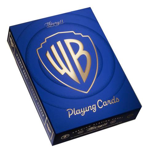 Cartas Warner Bros 100 Luxury Card Naipe Batman Potter Wonka Color Del Reverso Azul Idioma Ingles