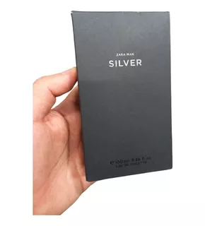 Zara Man Silver 100ml Perfume Hombre Nuevo Caja