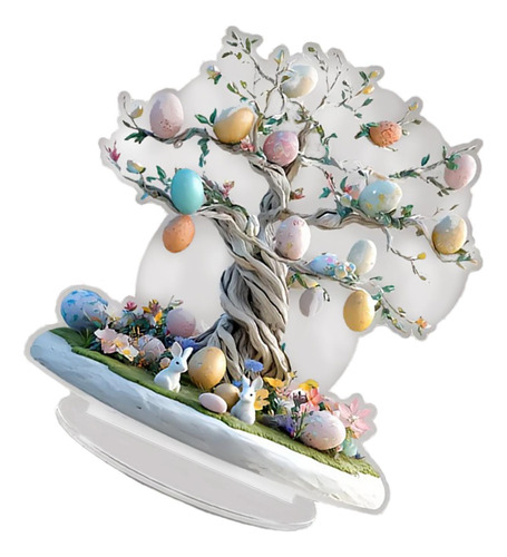 Decoración 2d De Pascua Acrílico Mesa De Regalo De Pascera