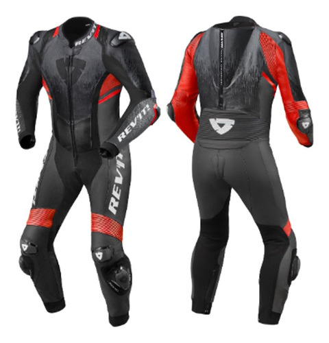 Mono Traje Rev Q2 100% Piel Piloto Moto Motociclismo