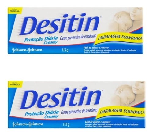 Desitin Creme Pomada Preventivo Assaduras 113g 2 Unidades