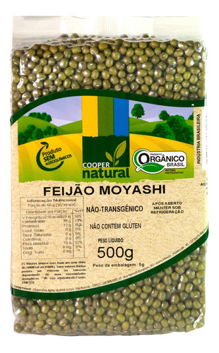 Feijão Moyashi Orgânico À Vácuo Coopernatural 500 G