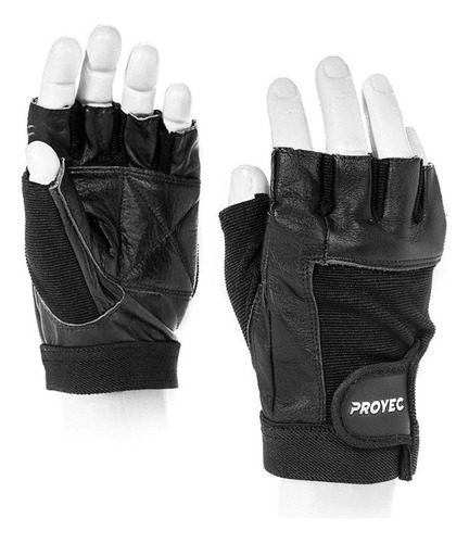 Guantes Para Pesas Gym Ciclismo Gimnasio Cuero Mancuernas