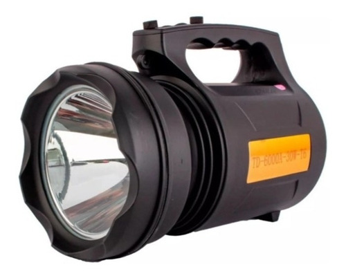 Farolete Luz Forte Holofote Com Alça Led T6 Resistente Cor da lanterna Branco Cor da luz Branca