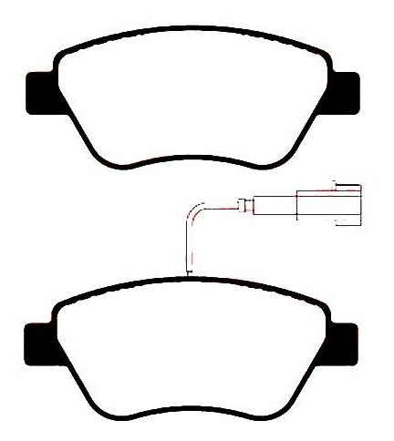 Pastillas Freno Delanteras Fiat Punto (118) 2005 Al 2016