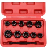 Comprar Set 10 Extractores De Tuercas Y Esparragos 9 A 19mm Kti