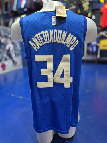 Camiseta Basquet Nba Milwaukee Bucks #34