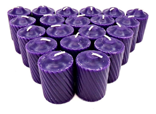 Purple Plumeria - Velas Votivas Perfumadas, 15 Horas De Tiem